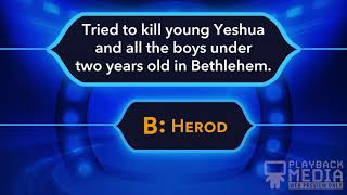 Bible Villains Trivia Game For Kids