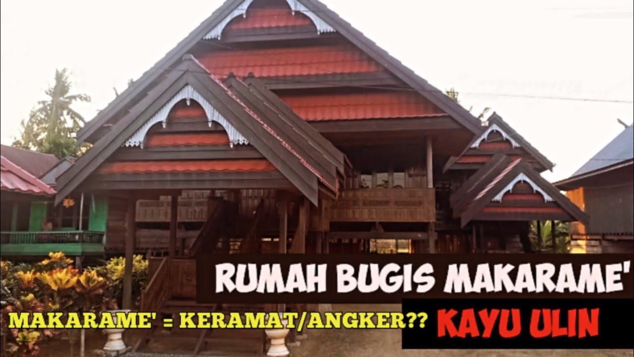 Rumah Panggung Bugis klasik di kabupaten wajo