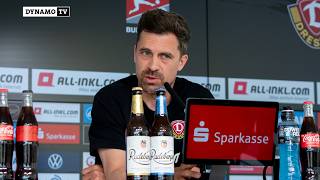 31. Spieltag | F95 - SGD | Pressekonferenz vor dem Spiel