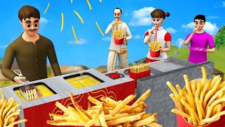 फ्रेंच फ्राइज वाला की सफलता - French fries 🍟 Wala Success Hindi Kahaniya Moral Stories | Maa Maa TV