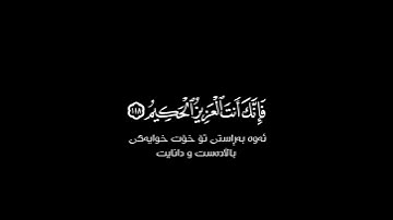 إن تعذبهم فإنهم عبادك شاشة سوداء القارئ #ريان_المحيسني #سورة_المائدة حالات واتس