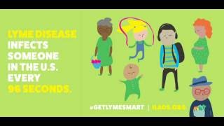 ILADS Educational Foundation Times Square Jumbotron #getlymesmart campaign