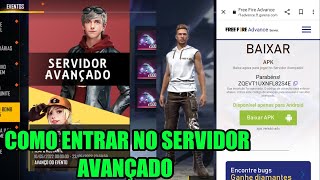 Garena Free Fire Brasil on X: Vem que o Servidor Avançado abriu e