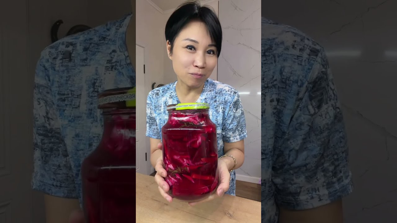 ❤️Капуста со свёклой в рассоле 👌#оченьвкусно #рецепты 