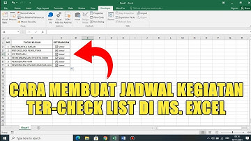 Cara Cepat Membuat Checklist di Excel
