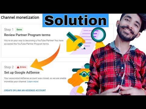 YouTube Monetization ERROR Problem Fix-You Already Have an Adsense Account |Youtube Step 2 Error Fix