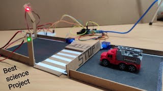 Accident Prevention Zebra crossing Gate - Amazing Best winning science Project