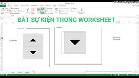 VBA- Bắt sự kiện trong Worksheet
