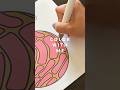 Color with me 😋💗 I love conchas! #colorwithme #ohuhumarkers #metime #satisfying #shorts #calming