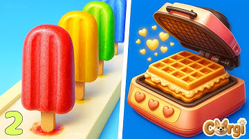 Popsicle Stack VS The Cook Cooking Game -  All Levels Satisfying Walkthrough Gameplay