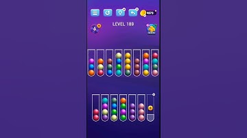 Ball Sort Puzzle Level 188 to Level 190
