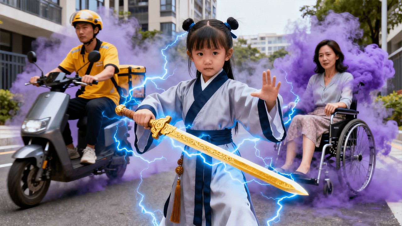 言出法随福星少女下凡寻父！撞破渣爹出轨，一句话娶回家门第一美女
