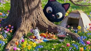 Peaceful Picnic with Music in Blooming Fields – Lofi Jazz | Focus, Reading & Cozy Vibes 🌼📖🎧 screenshot 2