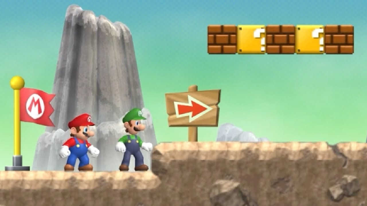 New Super Mario Bros Wii + U - Full Game 100% Walkthrough (2 Player) 