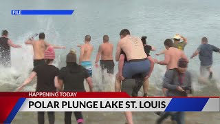 Polar Plunge in Lake St. Louis