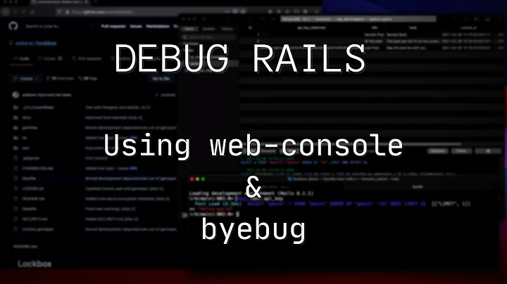 How to use web-console & byebug