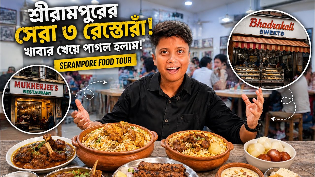Serampore's Best Food Tour🍽️From iconic biryani to legendary sweets—every bite is worth it! 😍🔥