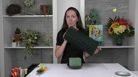Wrapping Floral Foam with Chicken Wire: Framing Floral Techniques Companion Video