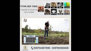 TITAN GER 1000 DETECTOR | 5 search systems specialized in detecting underground gold & treasures