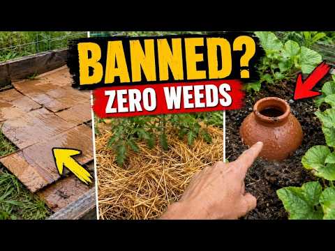 20 "BANNED" Lazy Gardening Hacks That Actually Work (Zero Weeds & No Daily Watering).
