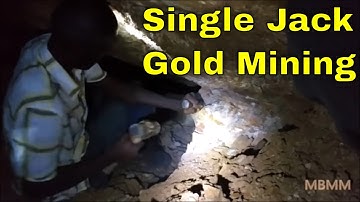 Kenya Miners Part 1: Mining underground by hand for gold bearing quartz viens