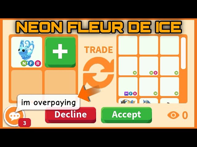 Fleur De Ice Worth - Adopt me Trading Value