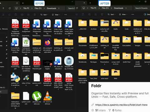 FOLDR: Organize Your Files Automatically | Safe, Fast & Fully Undoable