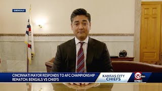 Cincinnati mayor takes quieter approach in announcing Chiefs, Bengals match up