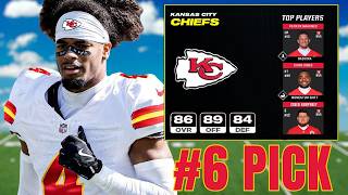 Rebuilding The #6 Pick Mansoor Delane Kansas City Chiefs in Madden 26