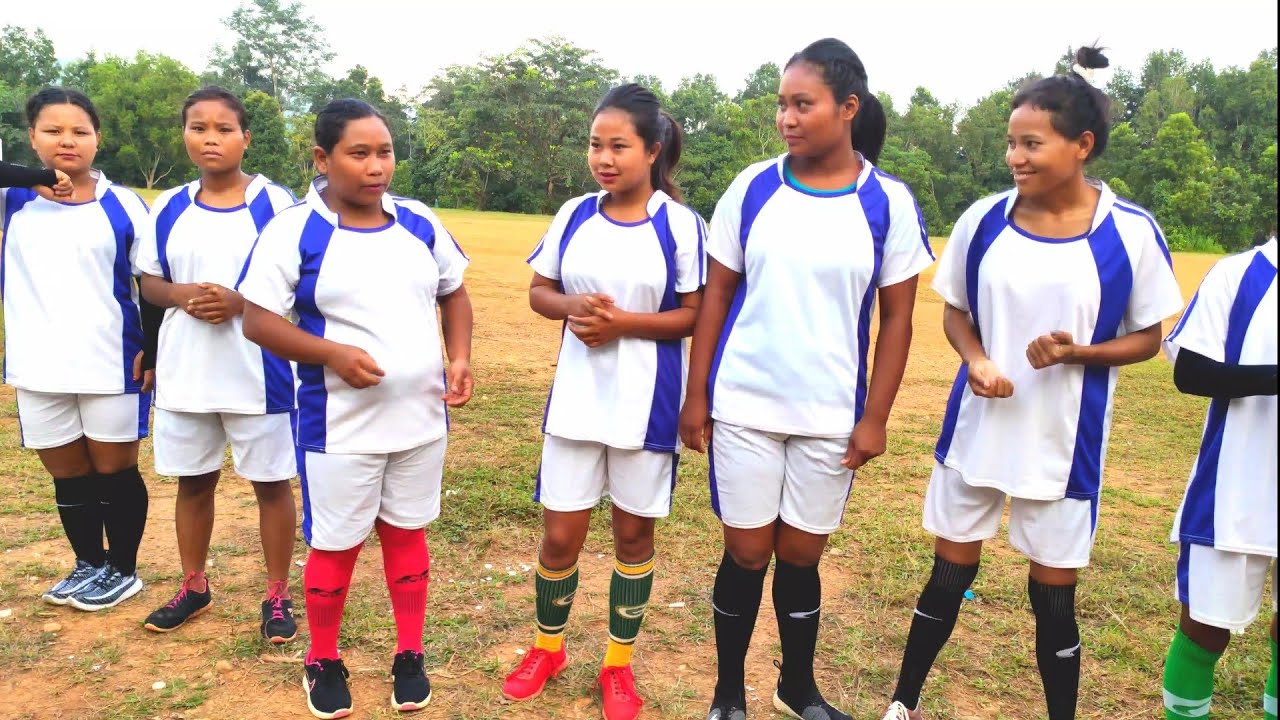Ladies football team in Williamnagar Balsrigittim East garo hills