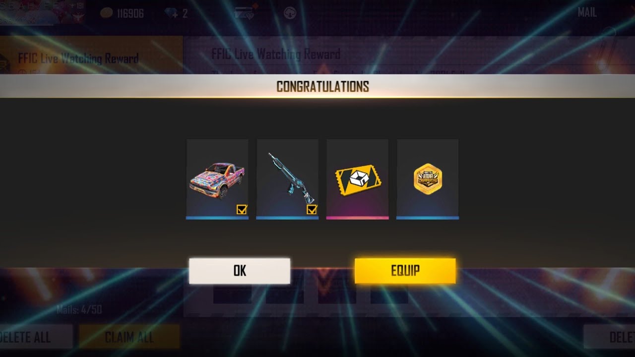 FFIC LIVE WATCHING REWARDS 2021 