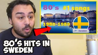 British Reaction To Number One 80's songs in Sweden