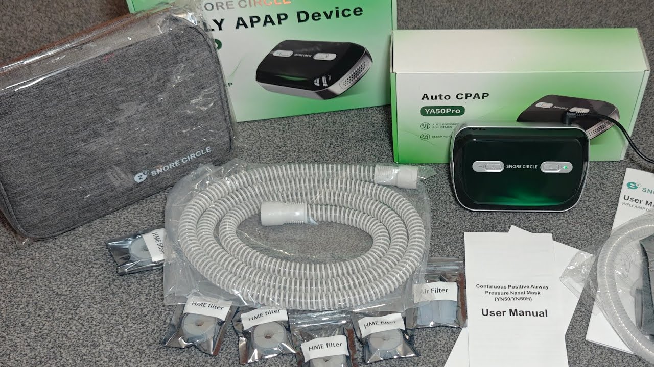 健康管理・計測計 SNORE CIRCLE VVFLY APAP Device YA50 SnoreCircle VVFLY YA50 Pro APAP Device for Better Sleep (Review