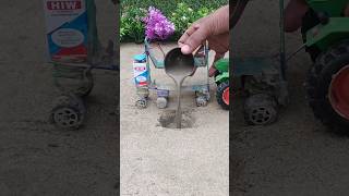 diy mini tractor repair road science project #project #minitractor #ytshorts #short