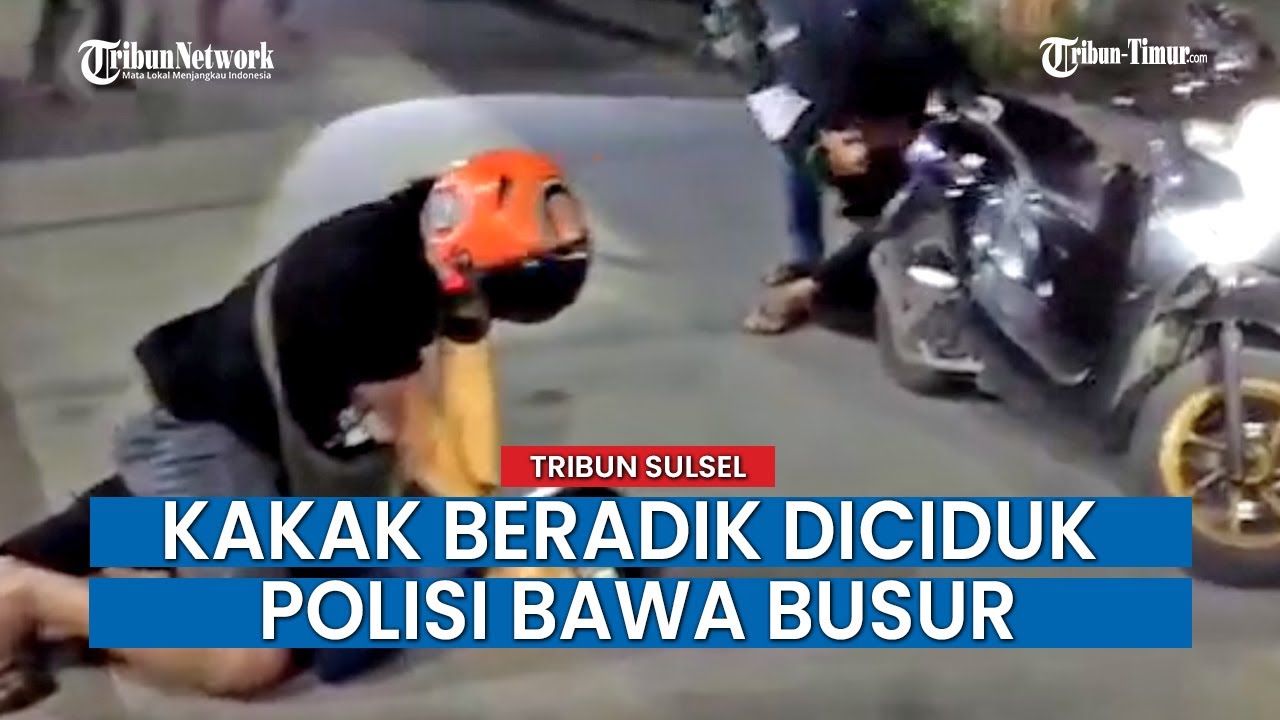 Tim Resmob Polres Gowa Ringkus Dua Mahasiswa Bawa Busur Hendak Tawuran