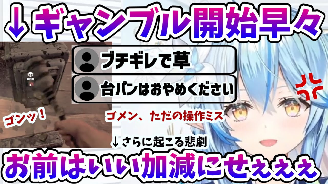 思わず台パンしてしまうラミィちゃん、雪民さんのコメに翻弄される【雪花ラミィ/ホロライブ/切り抜き/らみらいぶ】