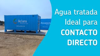 Planta de tratamiento de aguas residuales para reúso con contacto directo | Aquapack