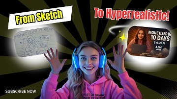 From Hand-Drawn Sketch to Surreal Thumbnail in Just 5 Minutes with ChatGPT 4.0!
