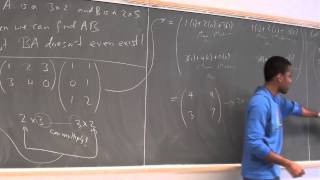 Math 392 Lecture 19 - Matrices and Matrix Algebra