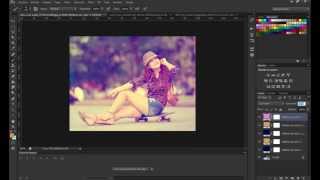 Tutorial photoshop efectos vintage,retro,foto antigua screenshot 1