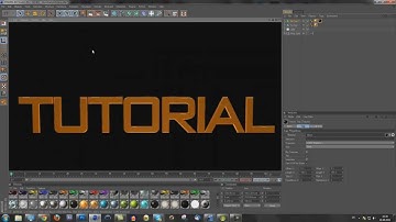 Cinema 4D Tutorial - How to add 2 Colours on 1 Text