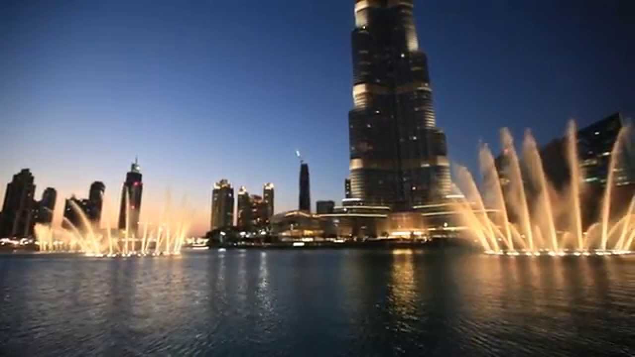 Dubai Fountain The Prayer (Celine Dion and Andrea Bocelli) YouTube