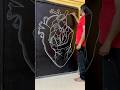 Learn How To Draw A Loving Couple Inside A Heart Drawingtutorial Art Shortvideo 