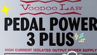 Voodoo Lab Pedal Power 3 Home Made Pedalboard