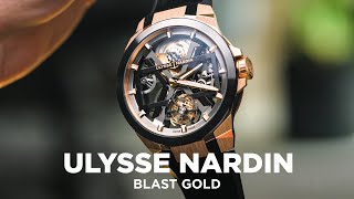 The finishings and details of the brand new Ulysse Nardin Blast Gold are truly impressive