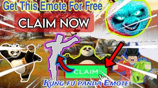 How To Get The SKADOOSH Emote in the Kung Fu Panda 4 Obby on Roblox for free