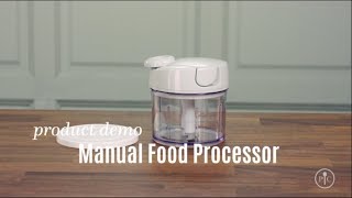 KitchenWorthy Manual Food Processor; Presto