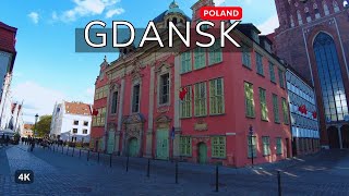 Gdansk, Poland 🇵🇱 4K Walking Tour - Amazing Autumn City Walk