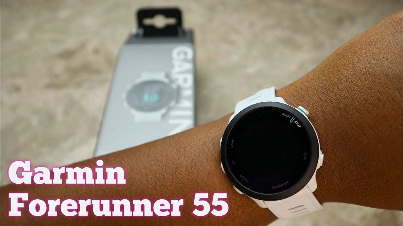 Garmin Forerunner 55 White Unboxing