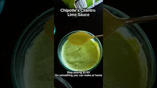 Copycat Chipotle Cilantro Lime Sauce 🌿🍋